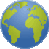 Globe. Made by GNOME icon artists, licensed under the Creative Commons Attribution-Share Alike 3.0 Unported license.